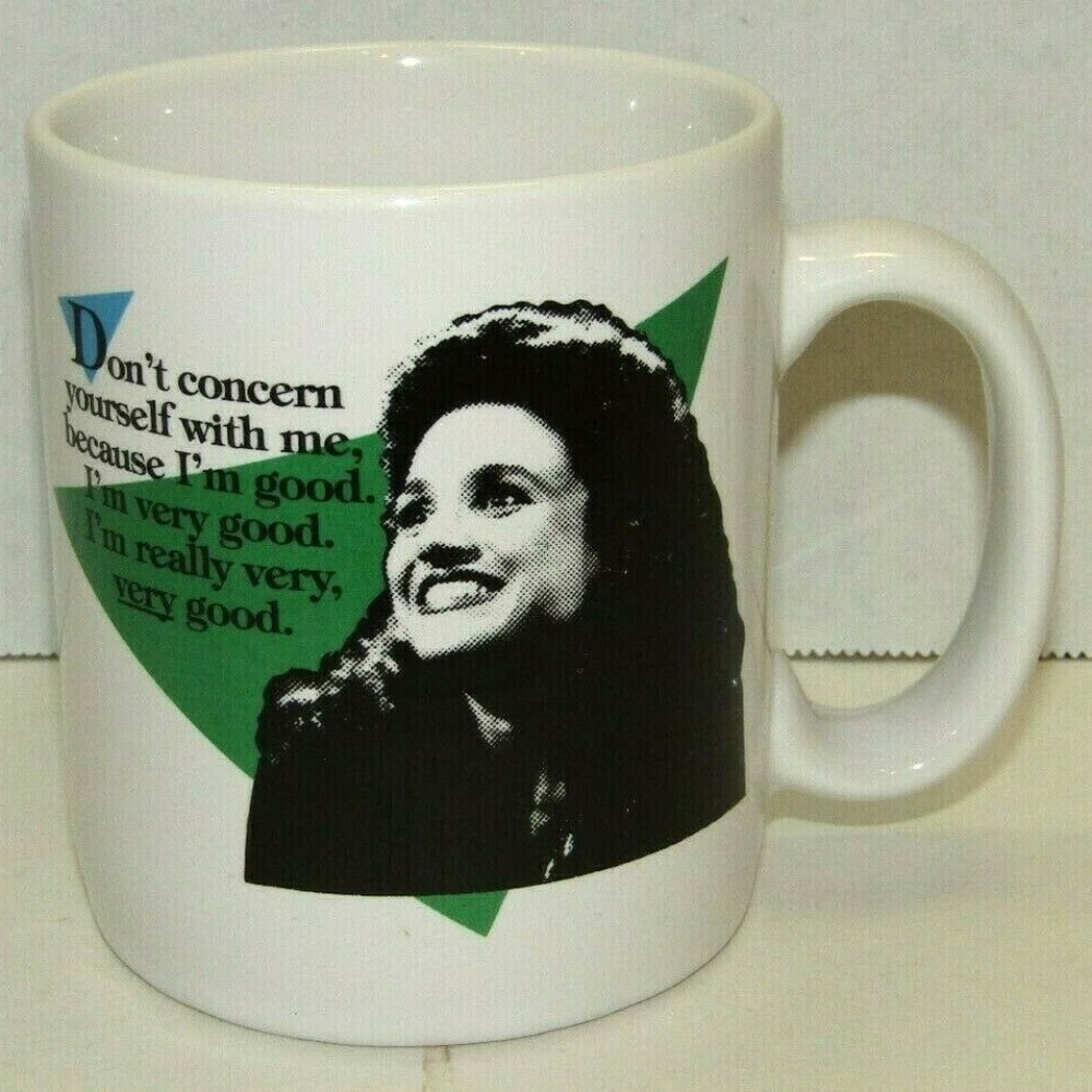 VTG Seinfeld Elaine Im Good 1993 Castle Rock Mug